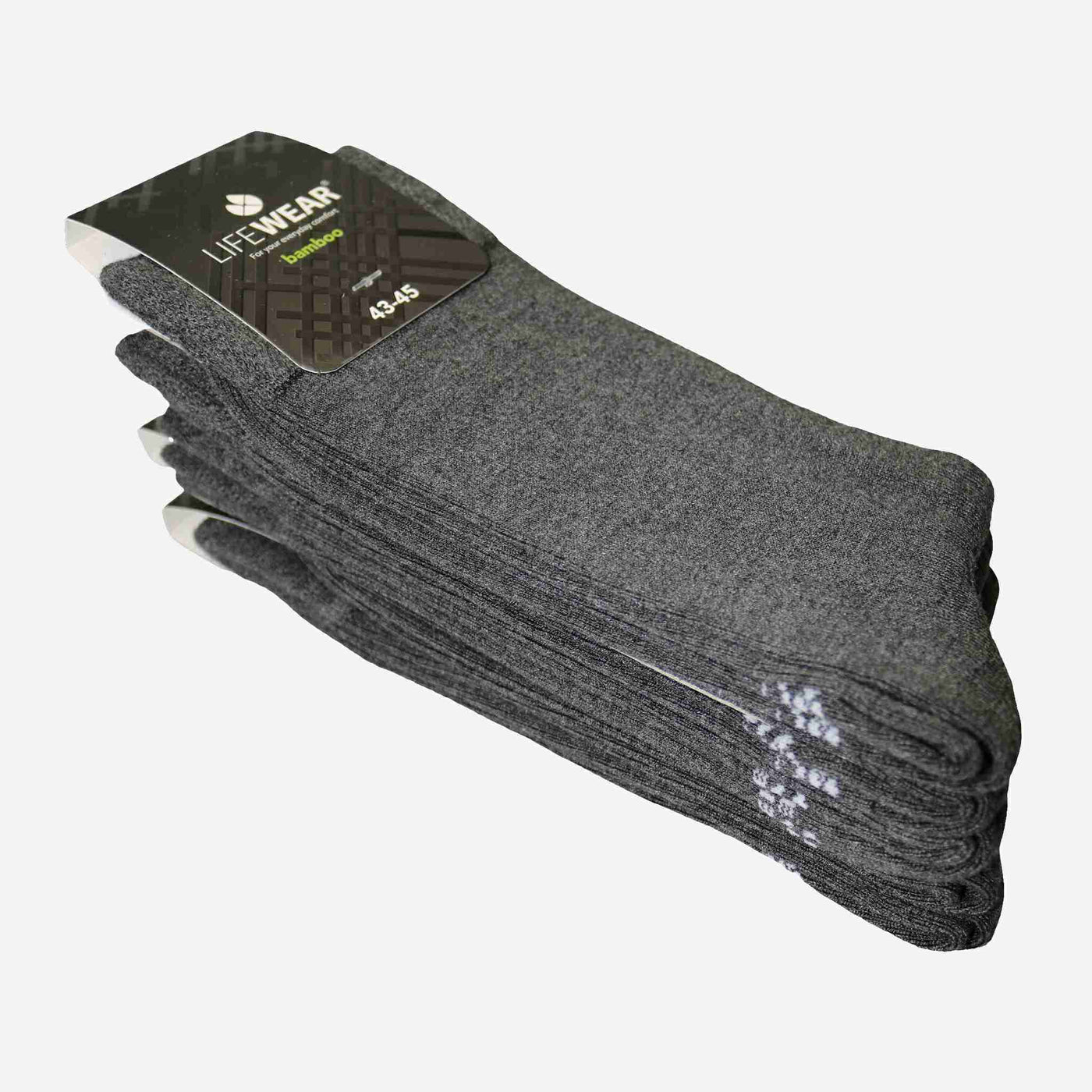 Dark grey bamboo socks