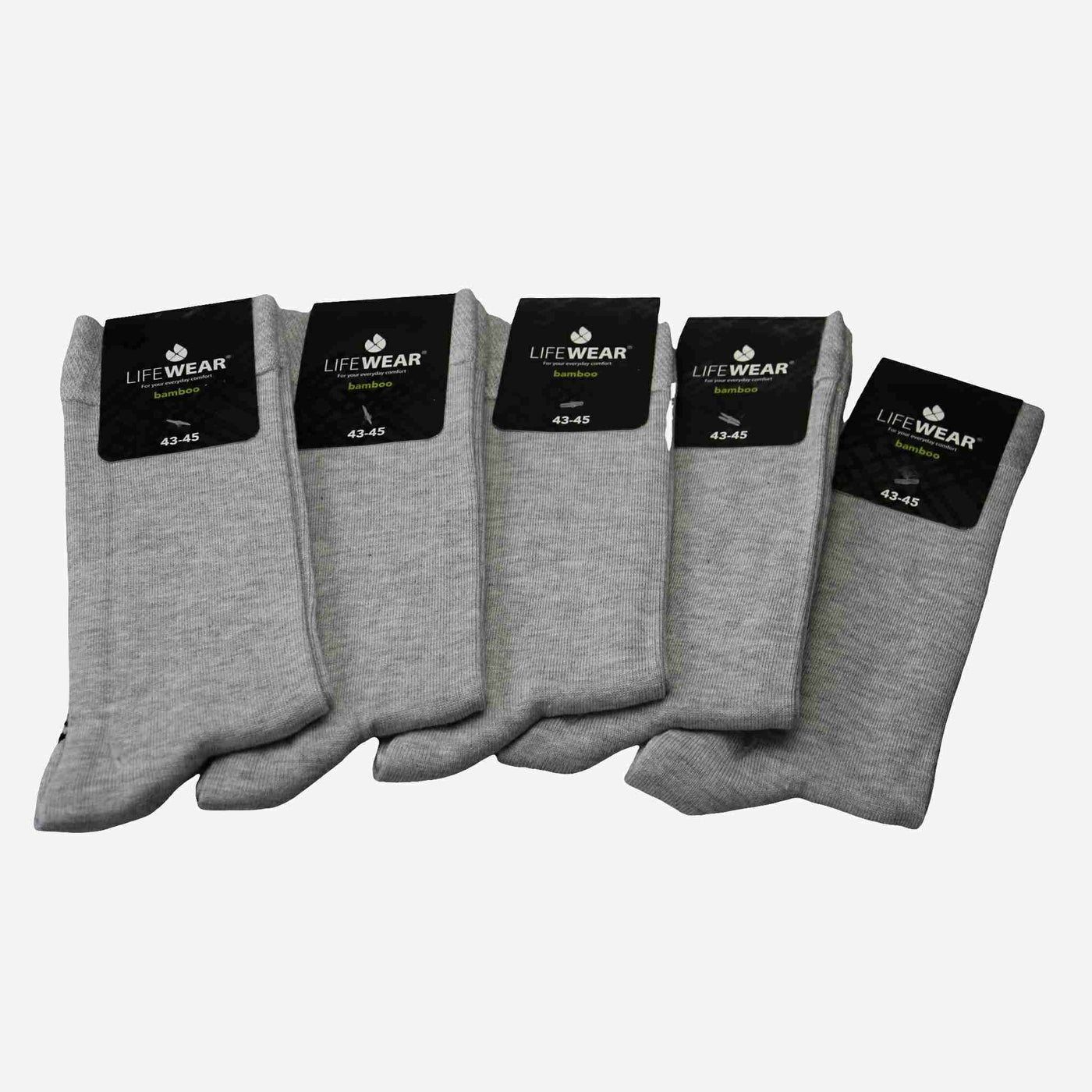 Light grey bamboo socks