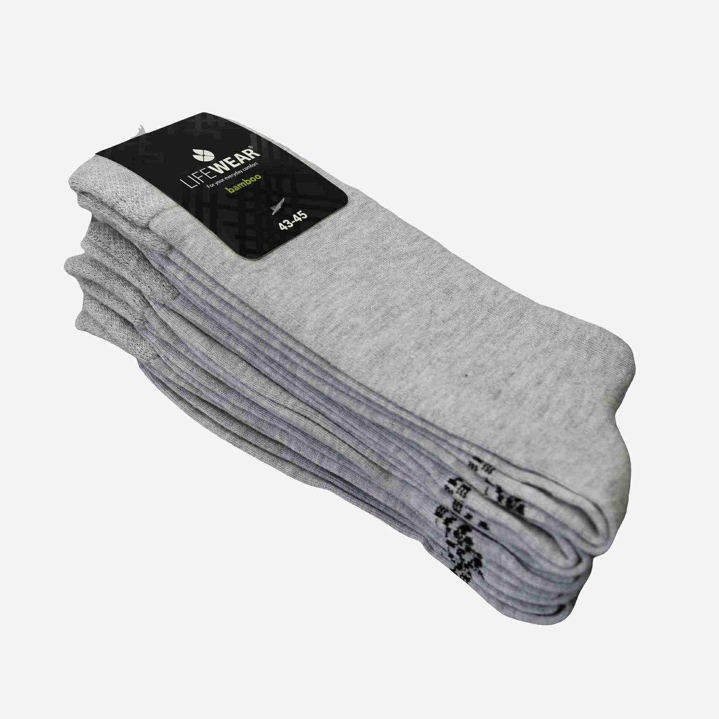 Light grey bamboo socks