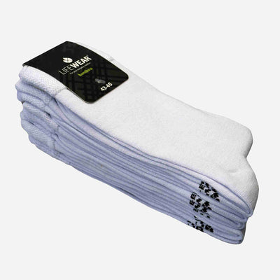 White bamboo socks