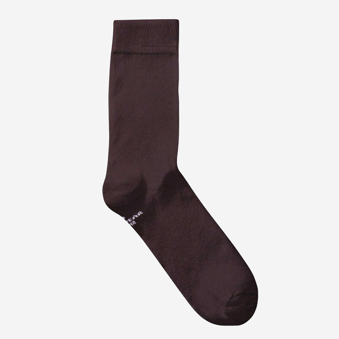 Burgundy red bamboo socks