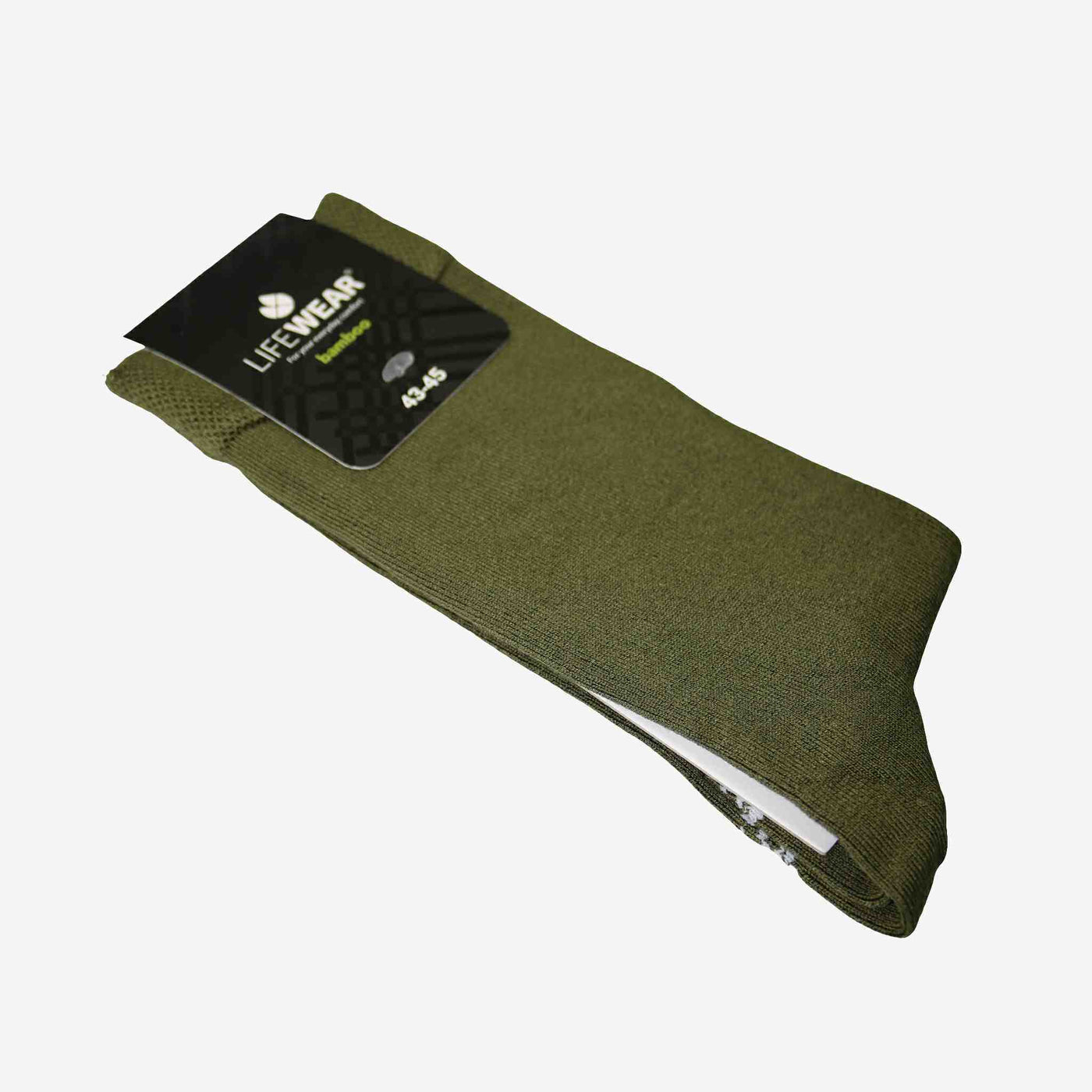 Olive green bamboo socks