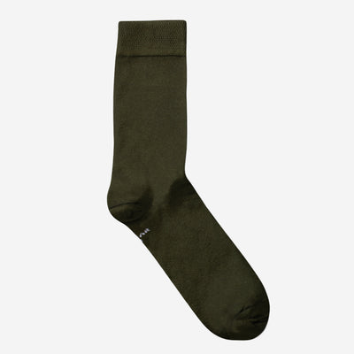 Olive green bamboo socks
