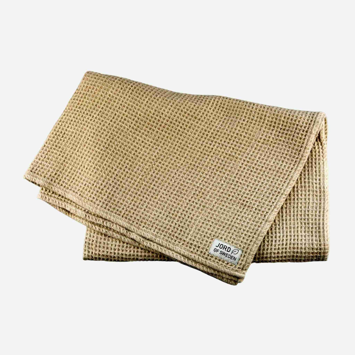 Beige linen bath towels