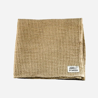 Beige linen hand towel