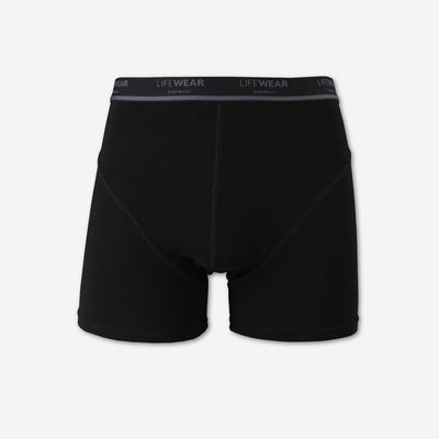 Mens black bamboo boxer briefs