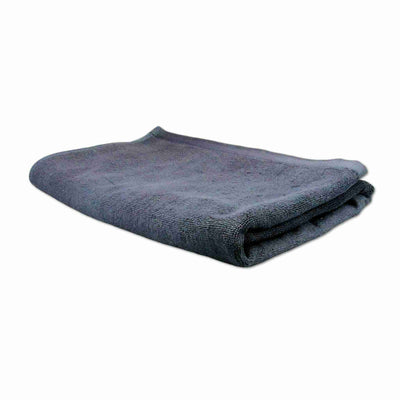 Black bamboo bath towel