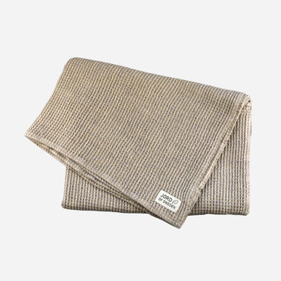 Gray linen bath towel