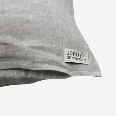 Gray linen duvet cover set