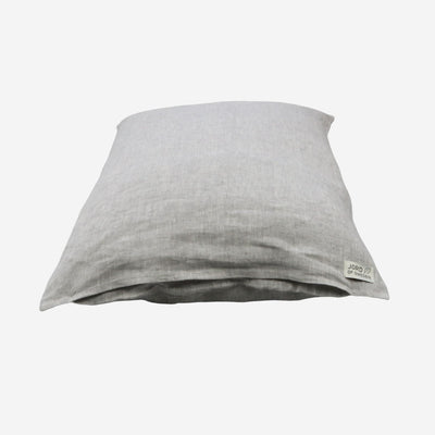 Gray linen duvet cover set