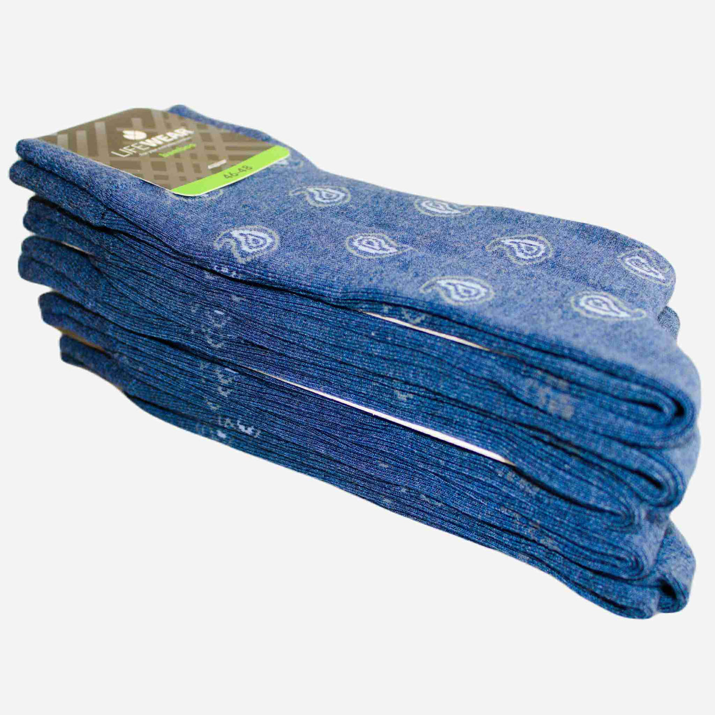 Mens indigo bamboo socks - 5-pack