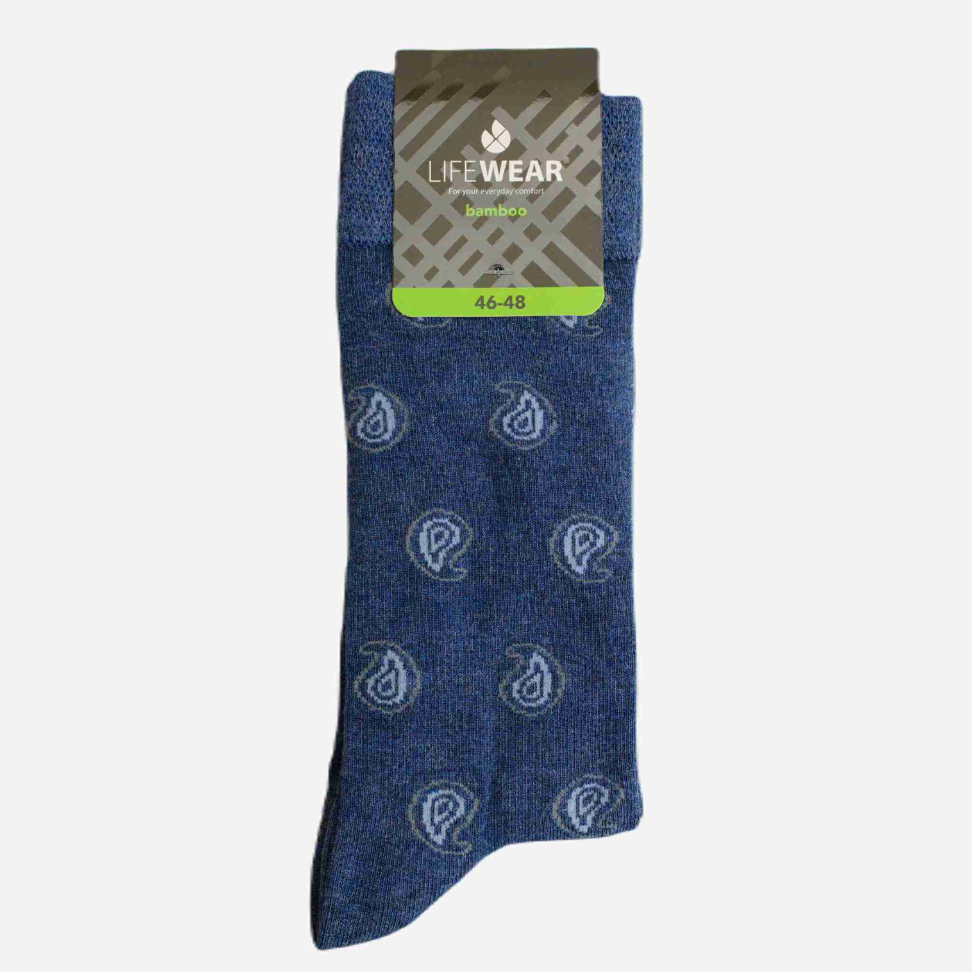 Mens indigo bamboo socks - 5-pack