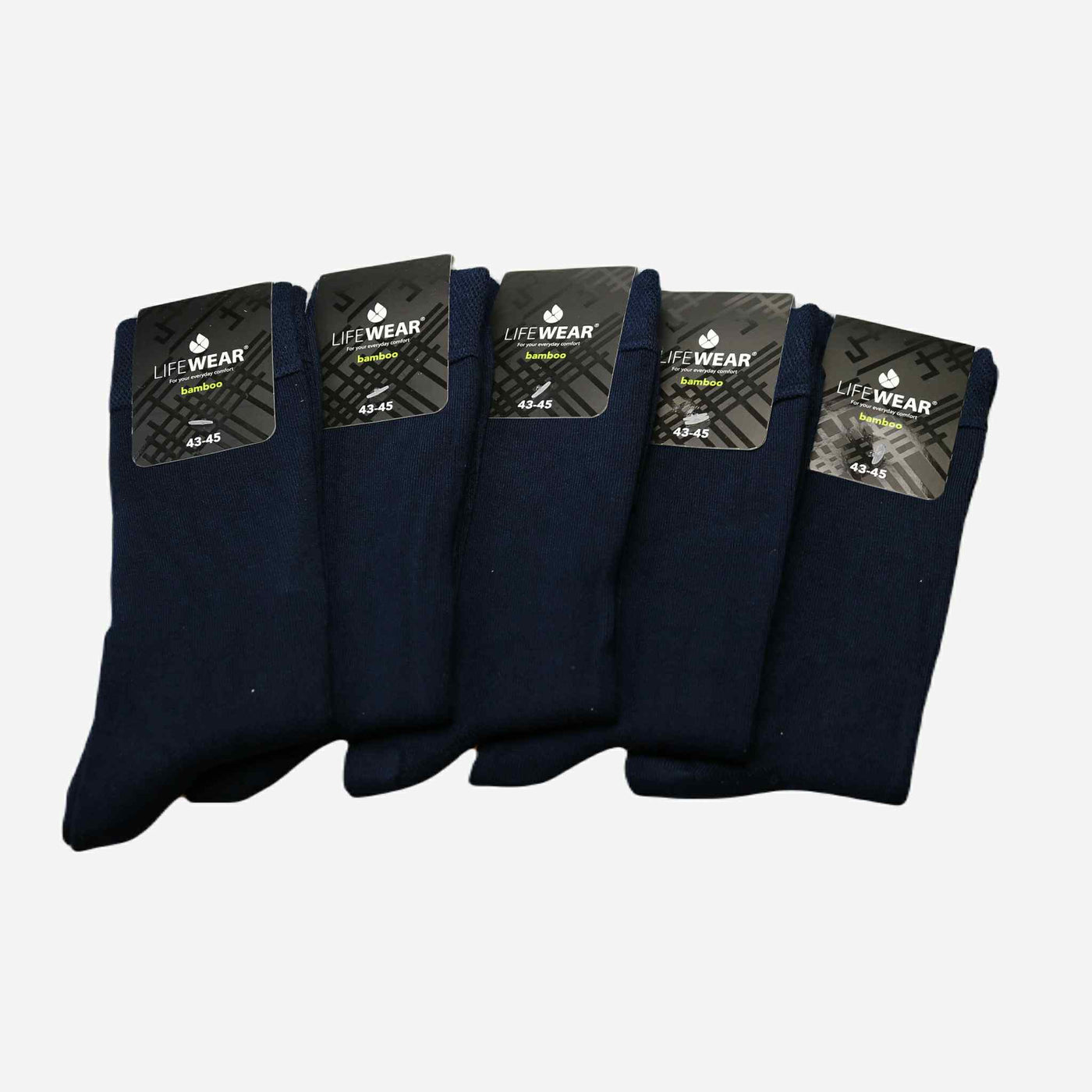Navy blue bamboo socks