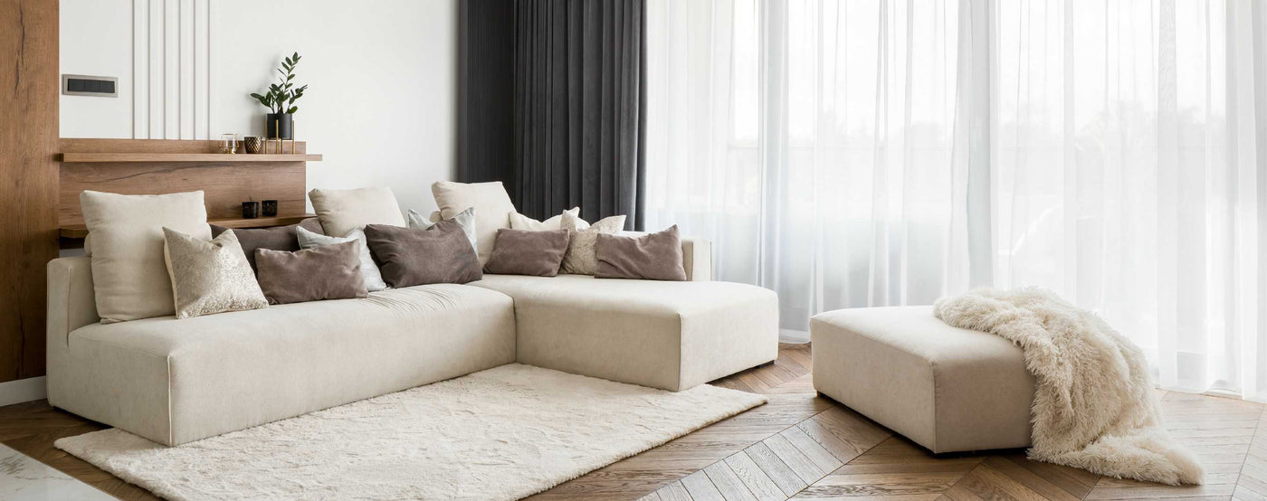 Textiles for the living room - sustainable living room fashion