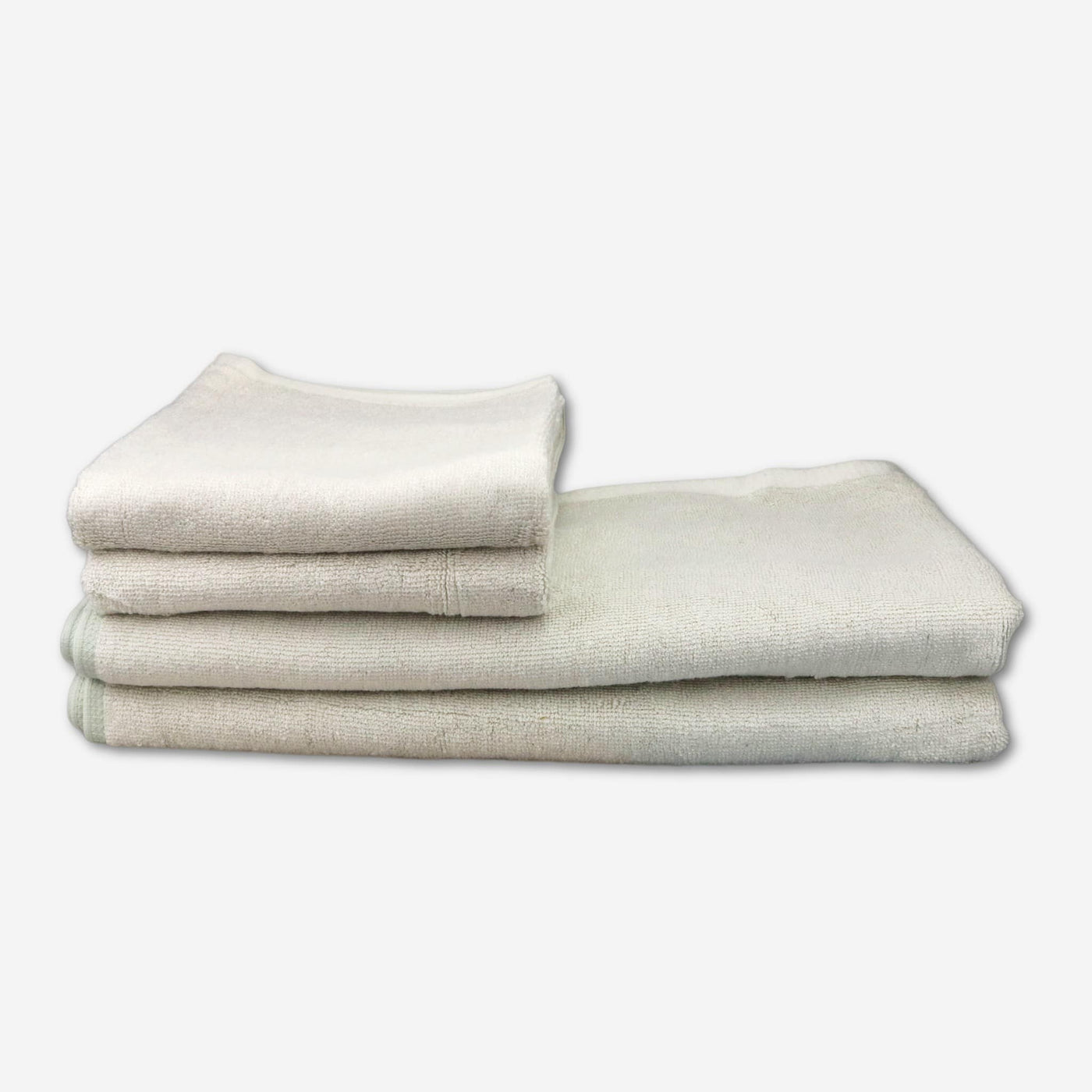 White bamboo towel