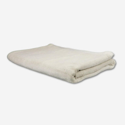 White bamboo towel