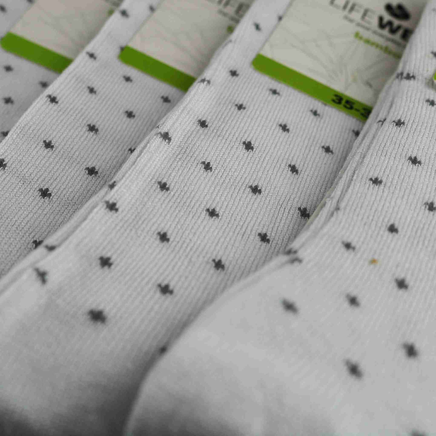 Womens white bamboo socks - 5-pack