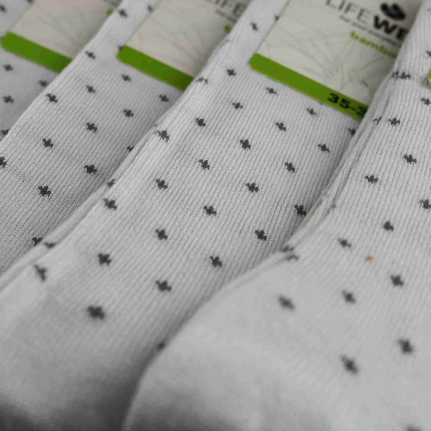 Womens white bamboo socks