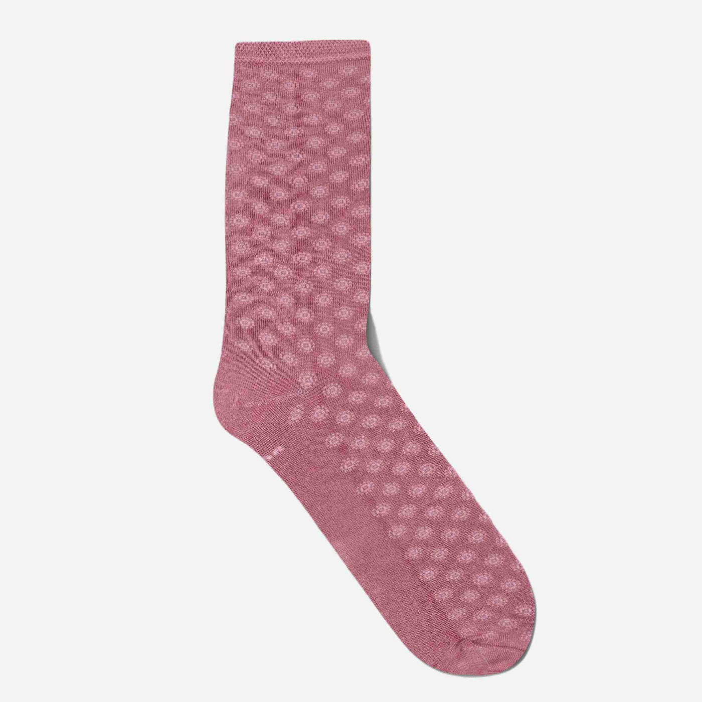 Womens pink socks with white dots - 5-pack