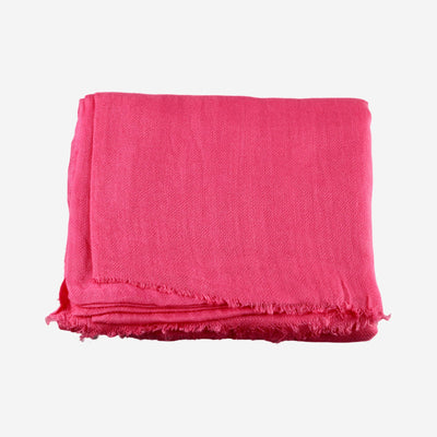 Pink shawl in silk / modal