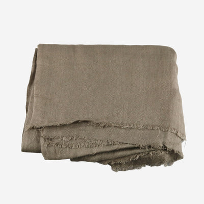 Gray shawl in silk / modal