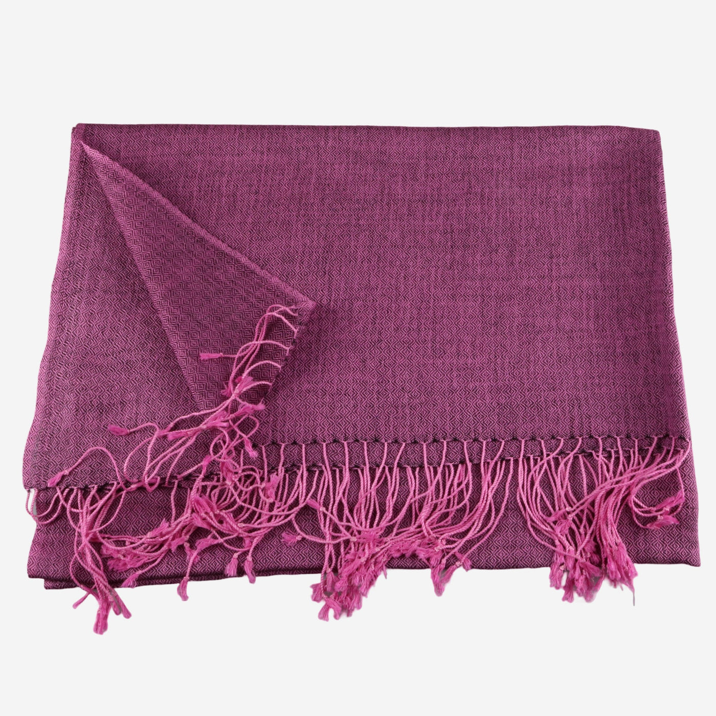 Schal aus Seide/Wolle