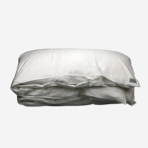 White bamboo duvet cover