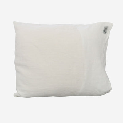 Linen pillow case in white (Snow)