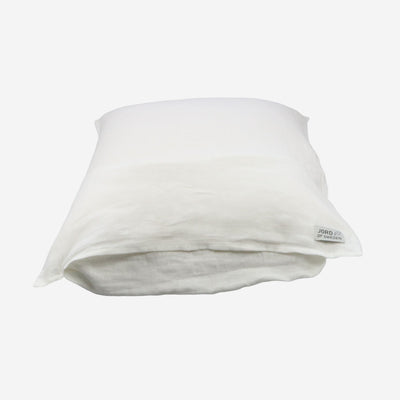 Linen pillow case in white (Snow)