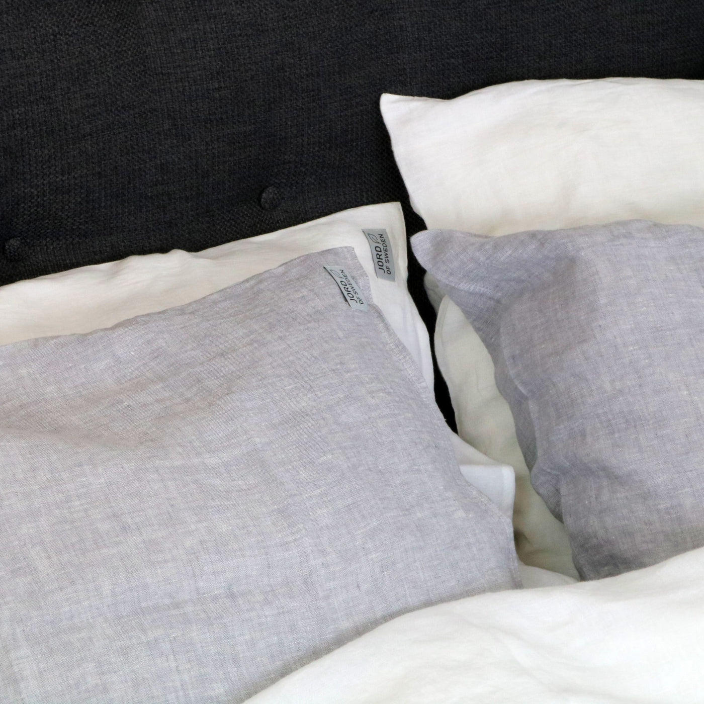 Linen pillow case in white (Snow)